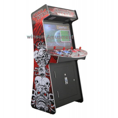 4 players Slim upright arcade machine with 3500 Games