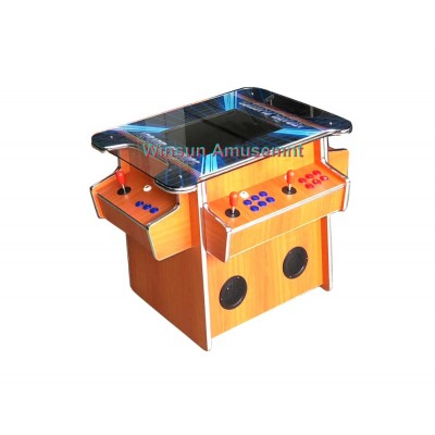 Red Color wood cocktail arcade machines with 3500 games