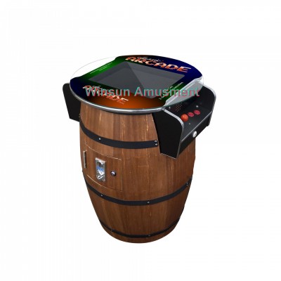 Full size wine Barrel table Arcade game